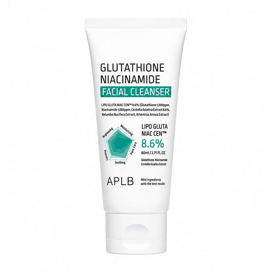 APLB – Nettoyant visage au glutathion et à la niacinamide, 80 ml