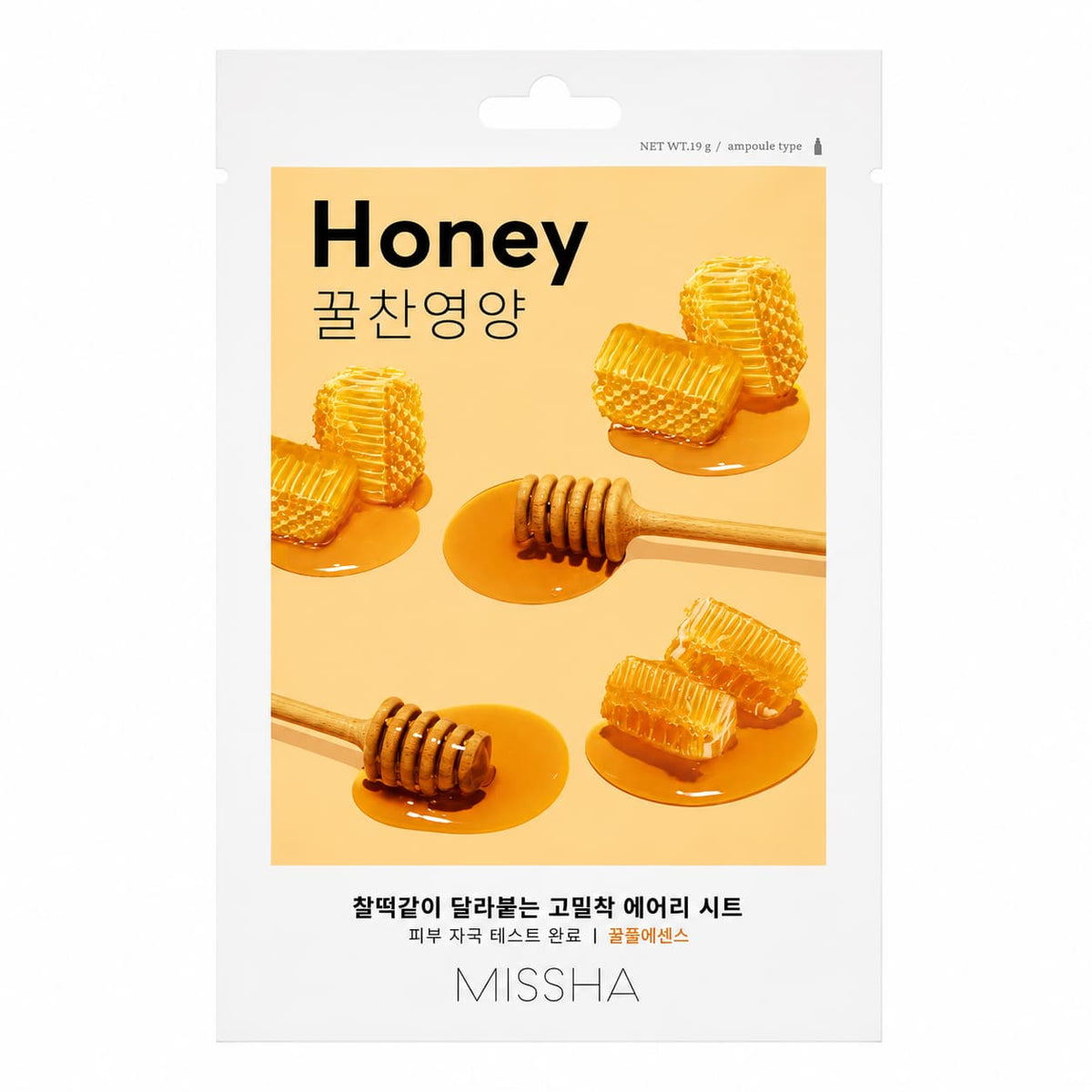 Missha – Masque en tissu au miel, 1 feuille