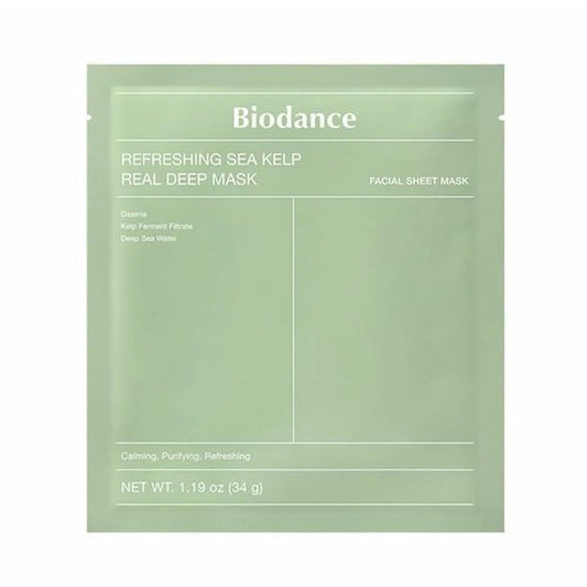 Biodance – Masque rafraîchissant aux algues marines Real Deep Mask, 1 tissus