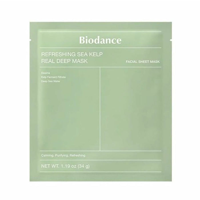 Biodance – Masque rafraîchissant aux algues marines Real Deep Mask, 1 tissus